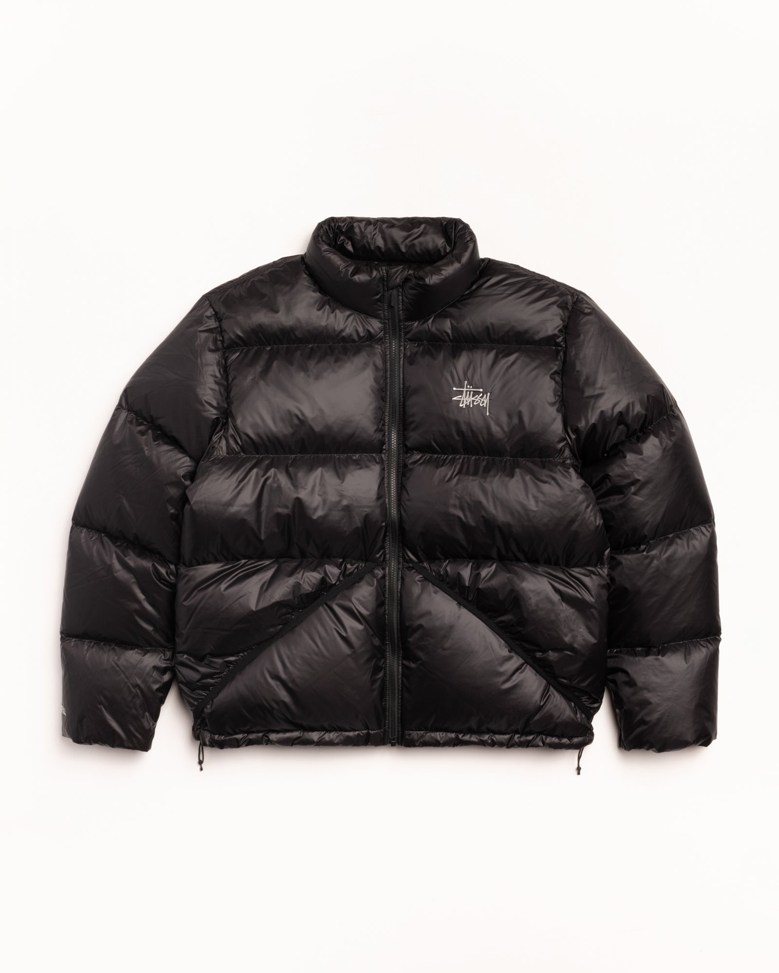 MICRO RIPSTOP DOWN JACKET - Jet Black