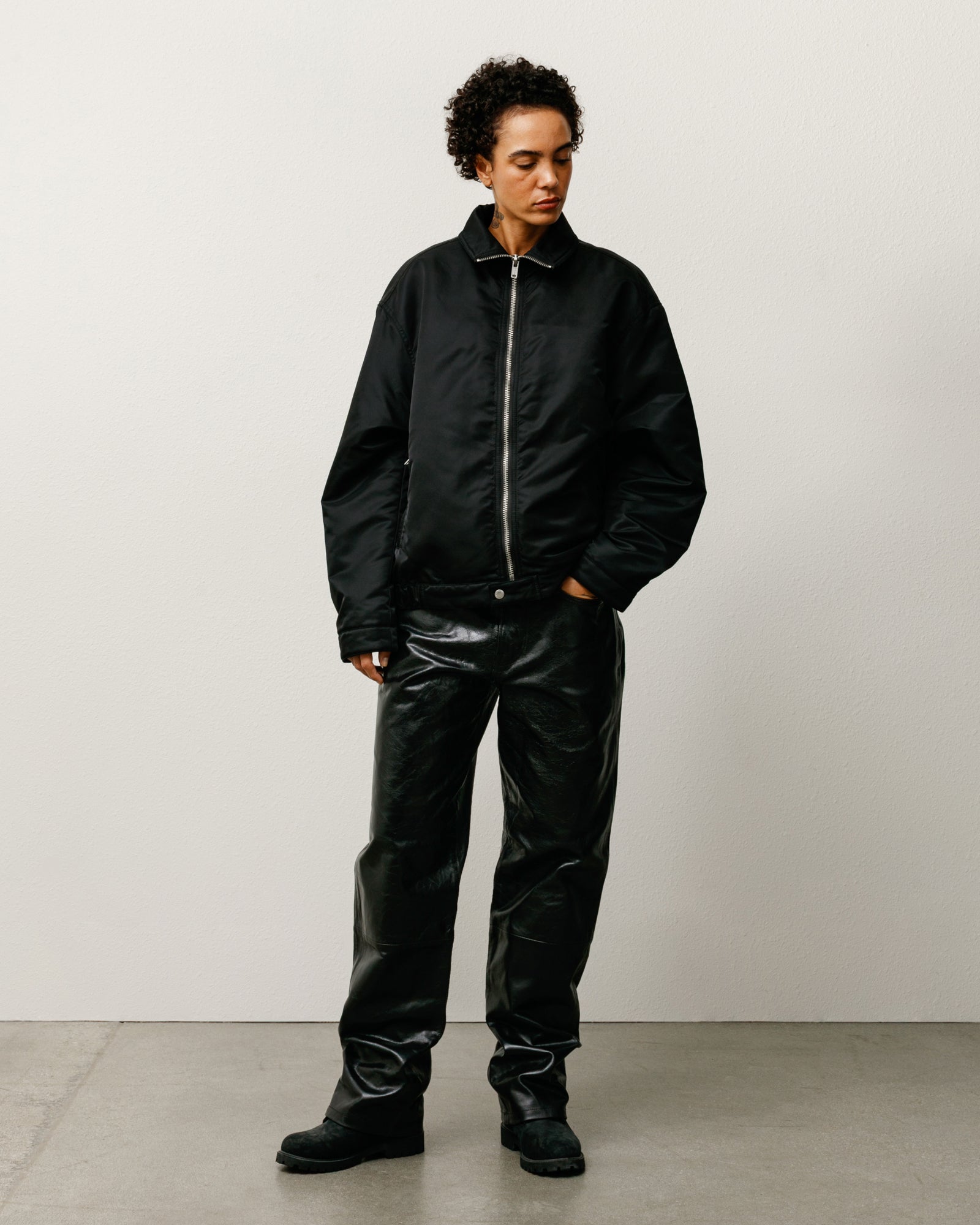 PILE LINED ZIP JACKET