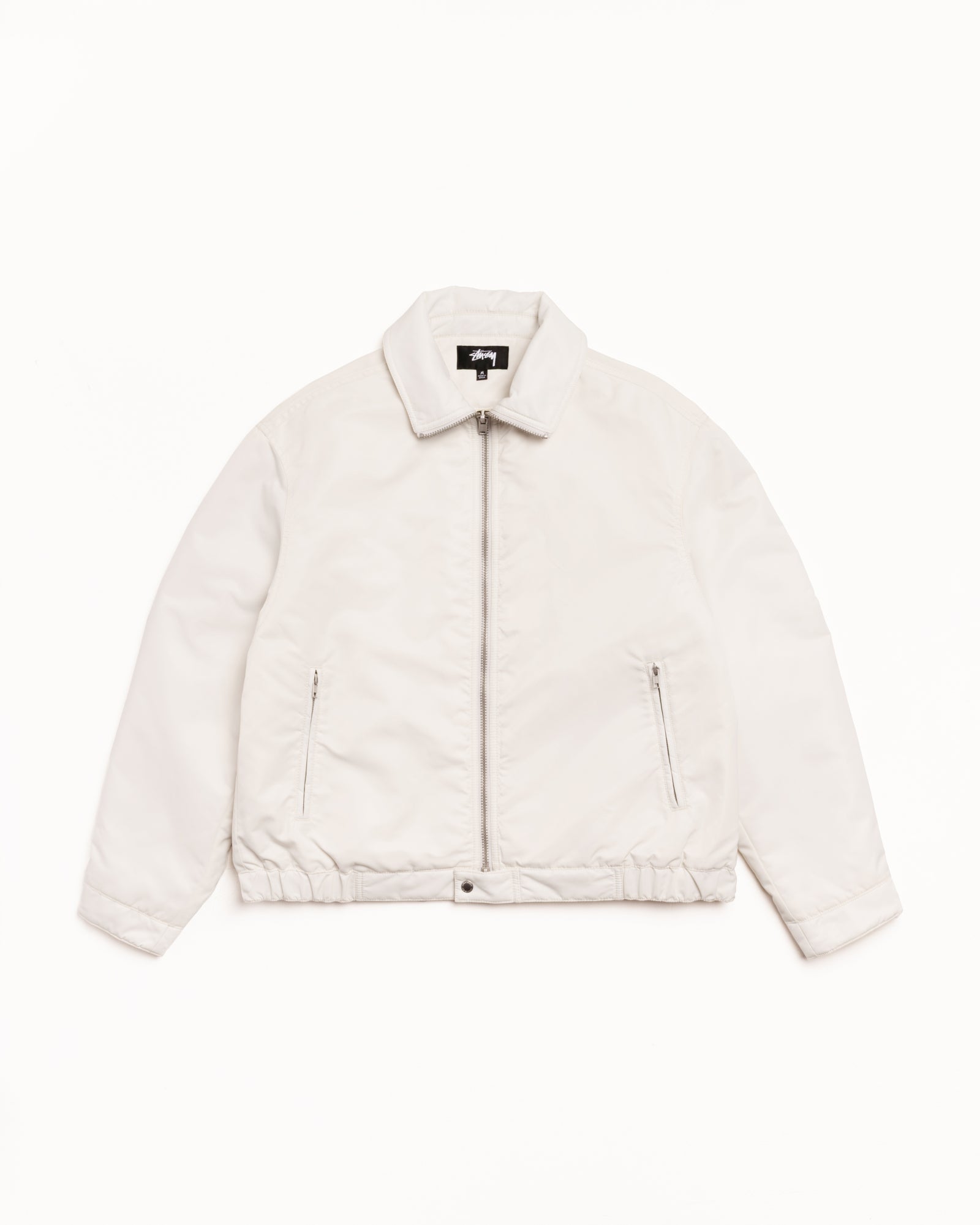 PILE LINED ZIP JACKET - Bone