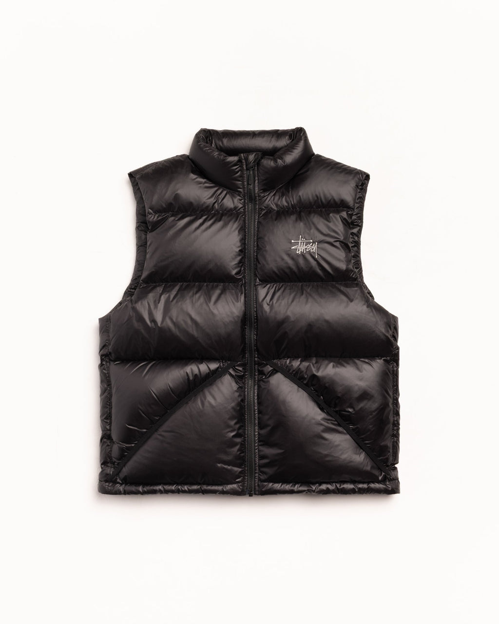 MICRO RIPSTOP DOWN VEST - Black