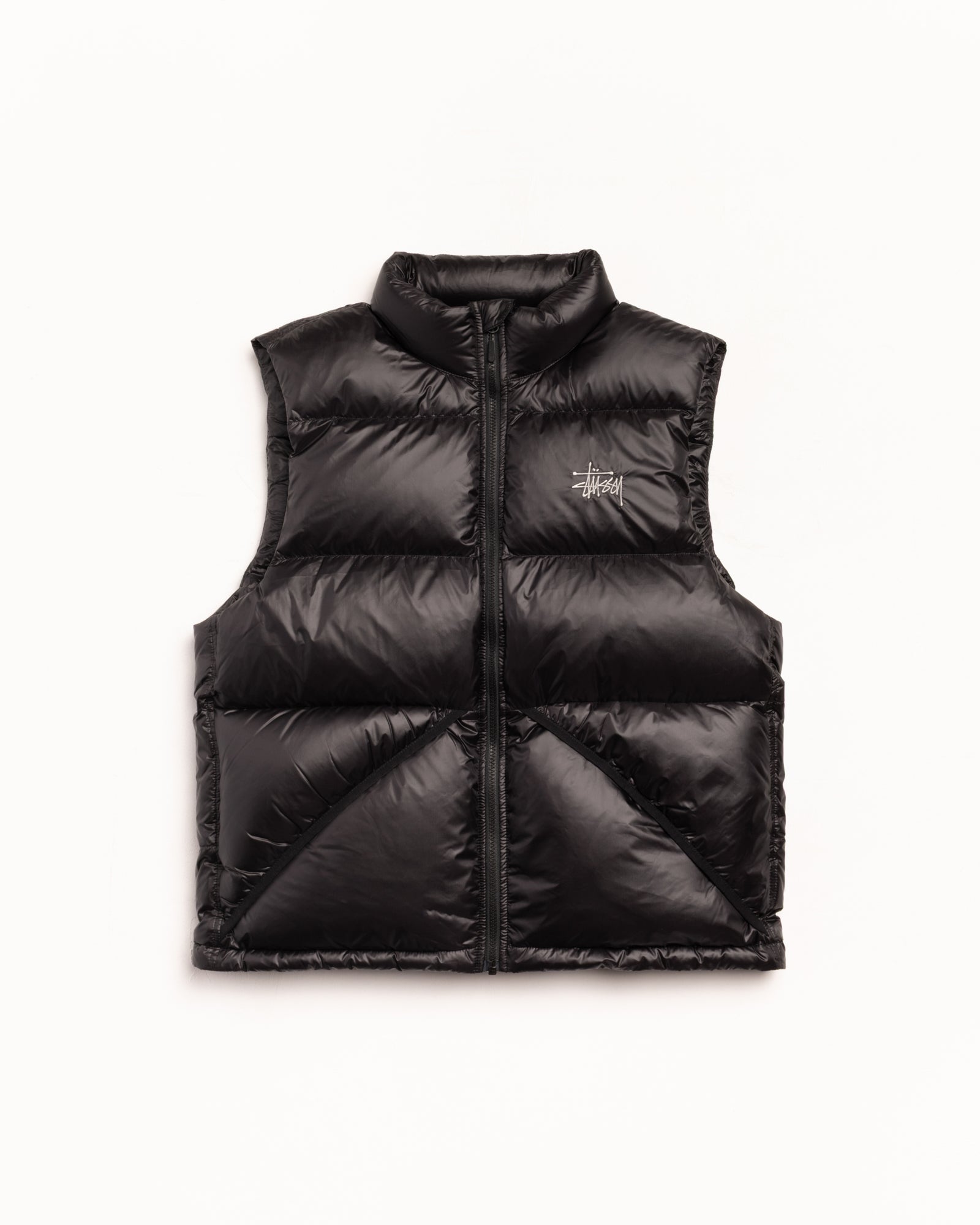 MICRO RIPSTOP DOWN VEST - Black