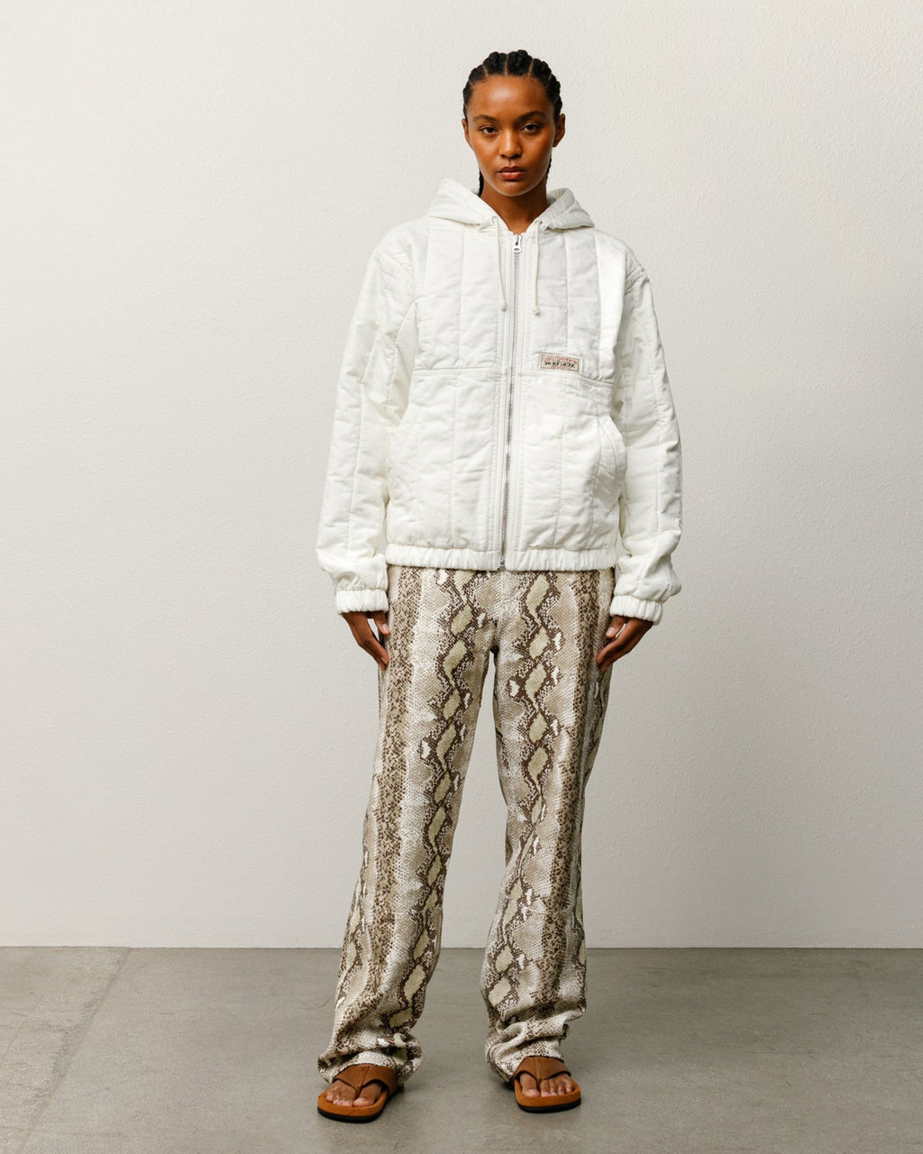 QUILTED CANVAS WORK JACKET