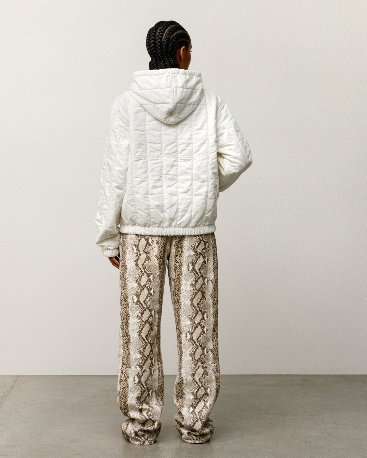 QUILTED CANVAS WORK JACKET