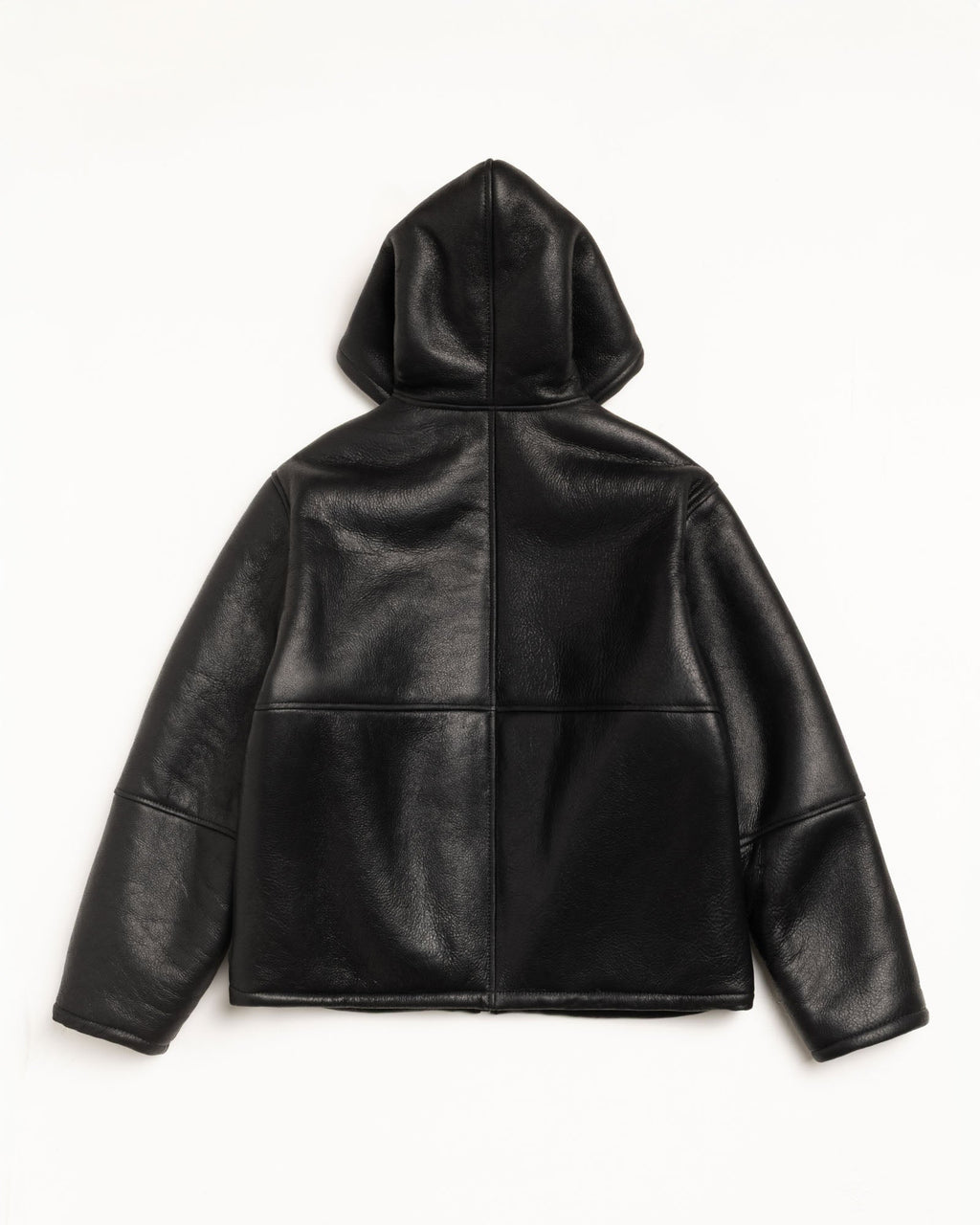 SHEARLING HOODED JACKET