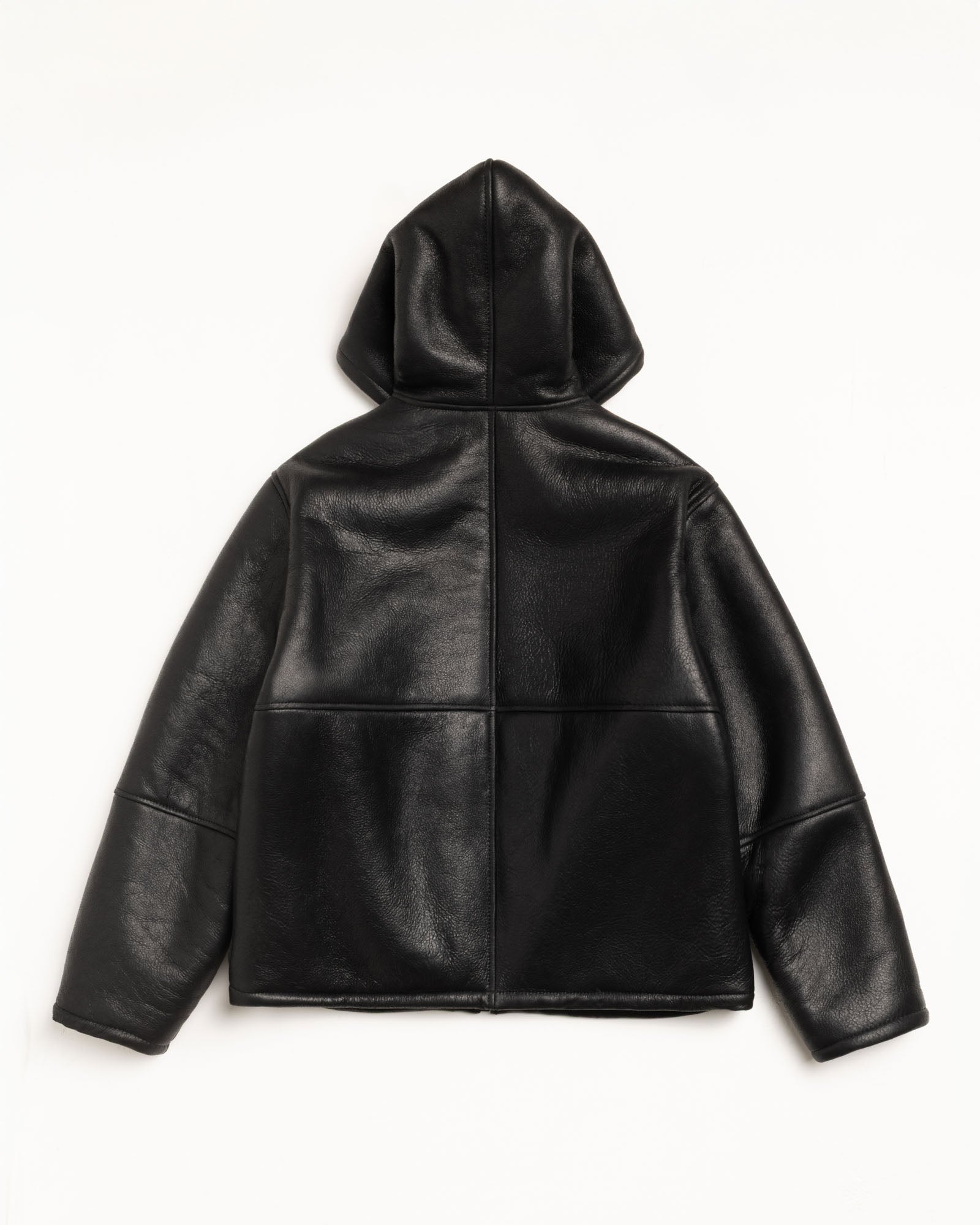 SHEARLING HOODED JACKET