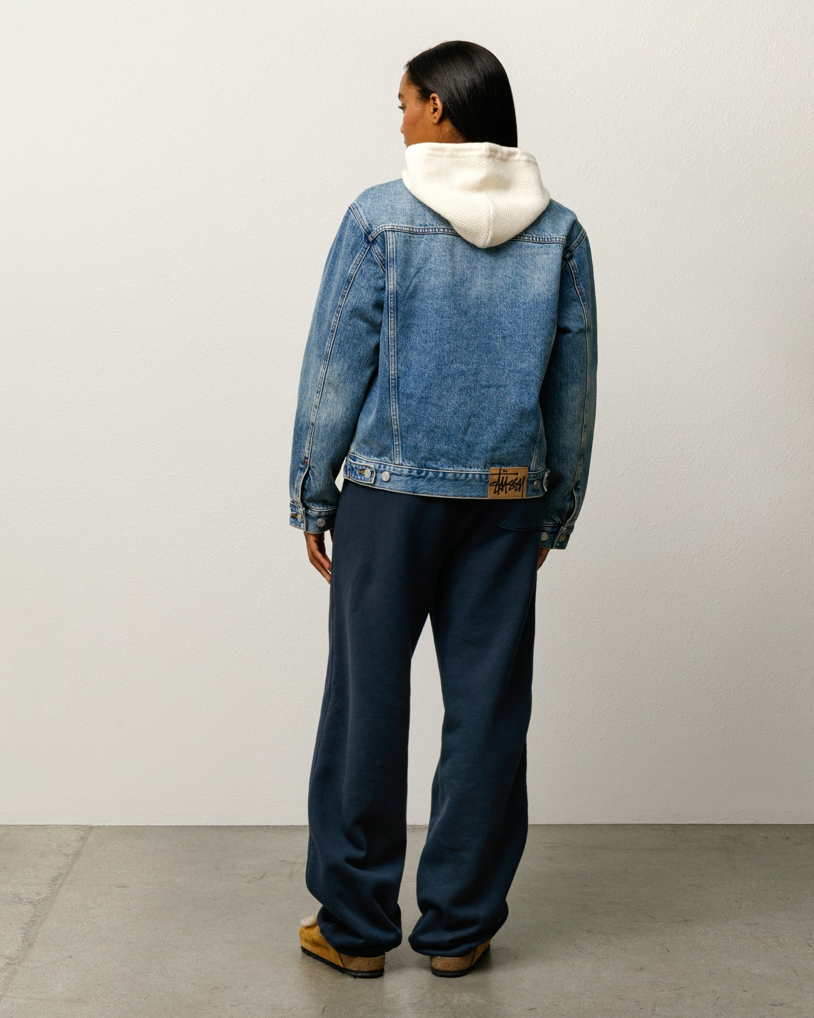 LINED DENIM TRUCKER JACKET