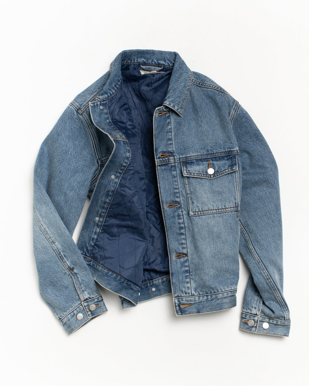 LINED DENIM TRUCKER JACKET