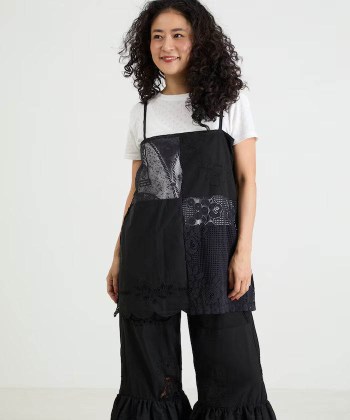 Remake Vintage Lace Patchwork Camisole