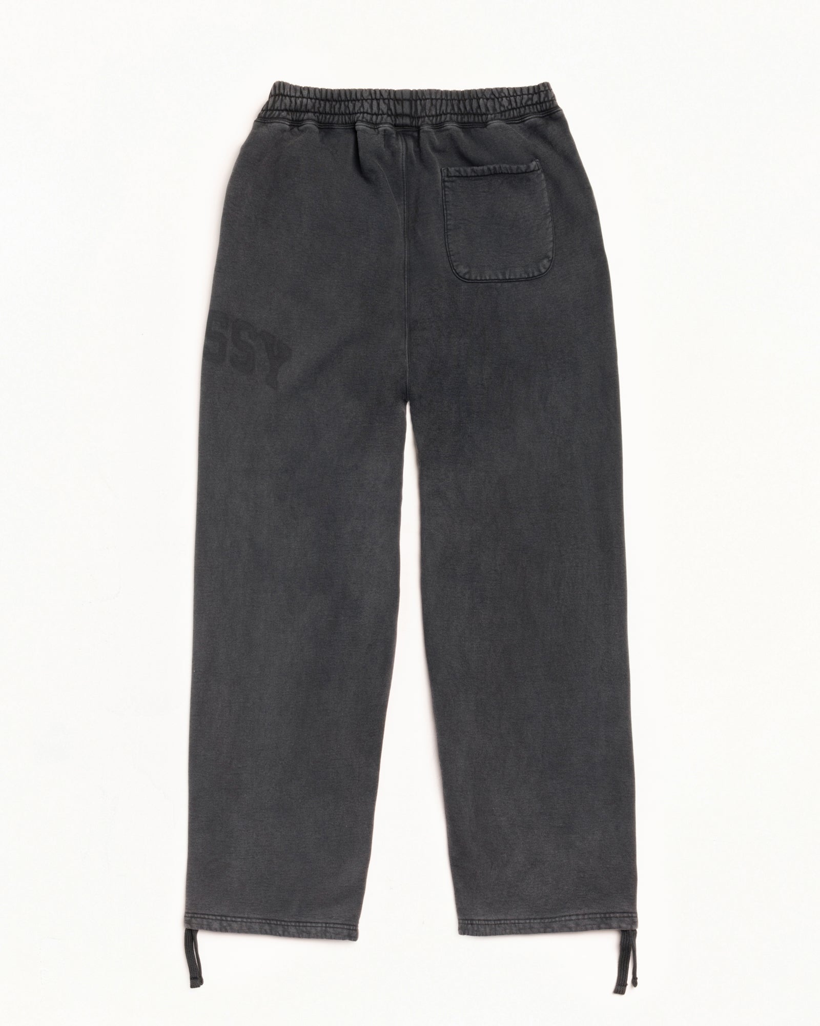 FADED GRAPHIC FLEECE PANT - Washed Black