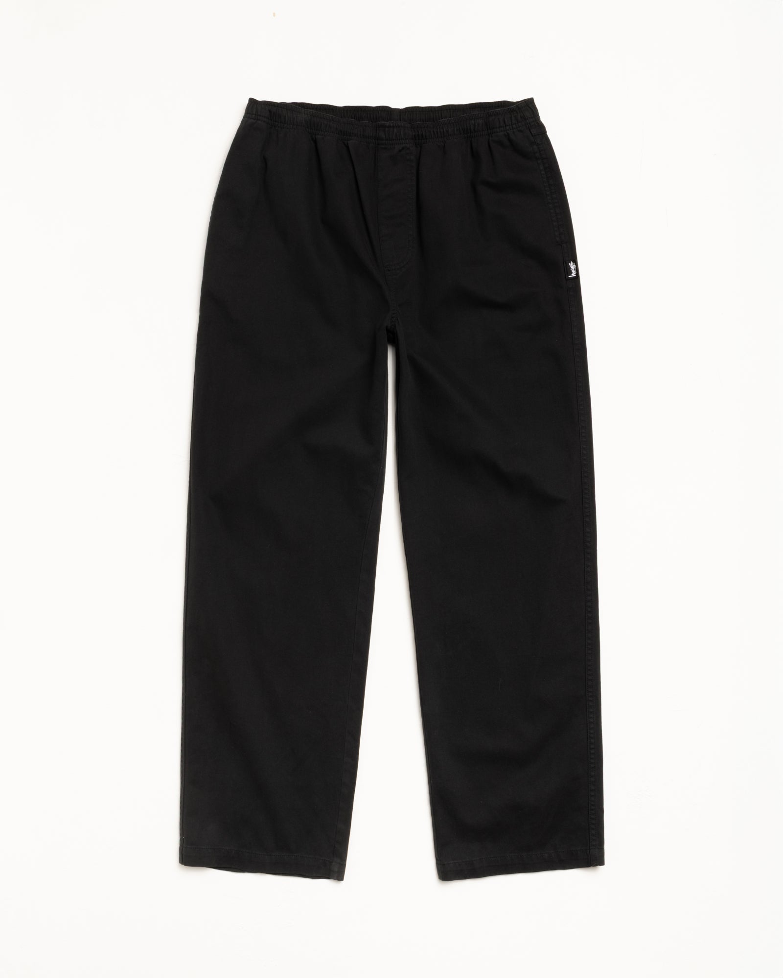BEACH PANT COTTON TWILL - Black