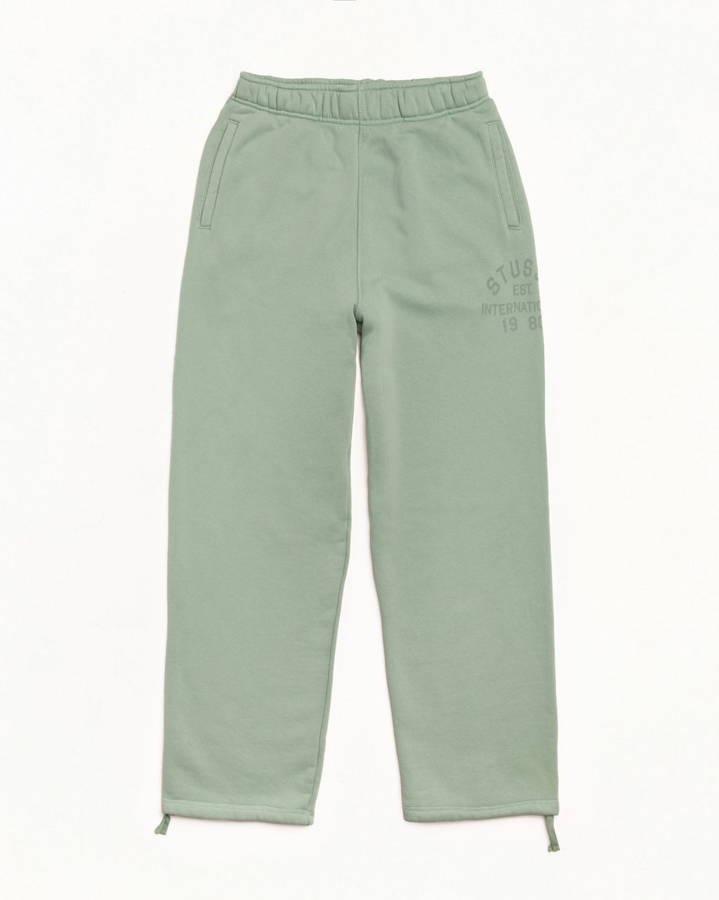 ESTABLISHED FLEECE PANT - Grey Green