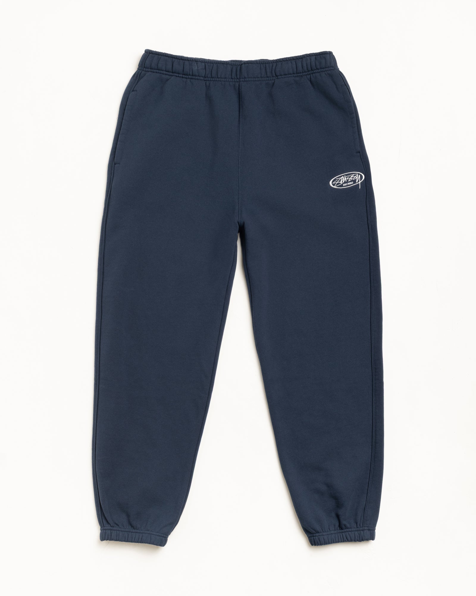 FLEECE TRACK PANT - Navy
