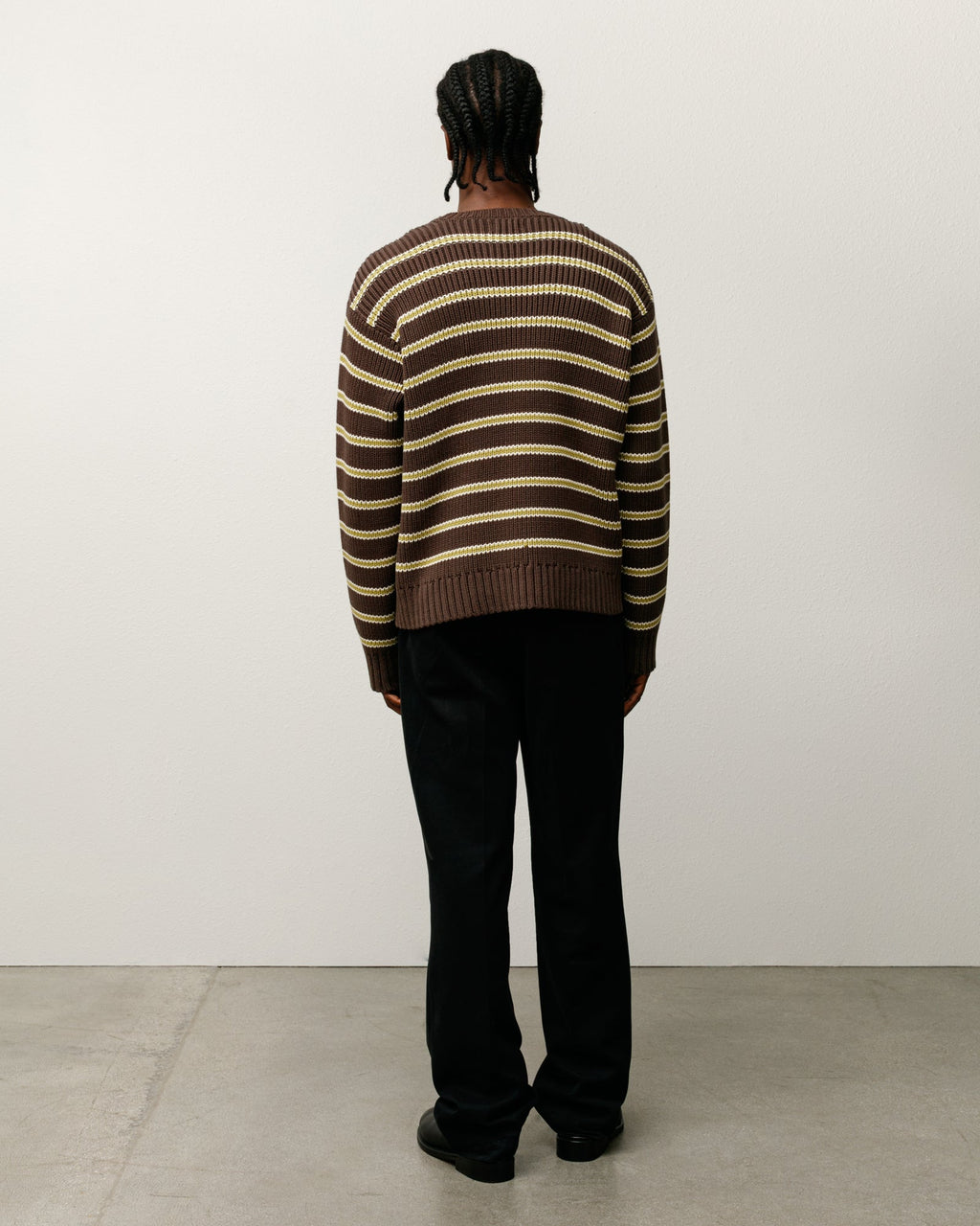 CHUNKY COTTON STRIPE SWEATER
