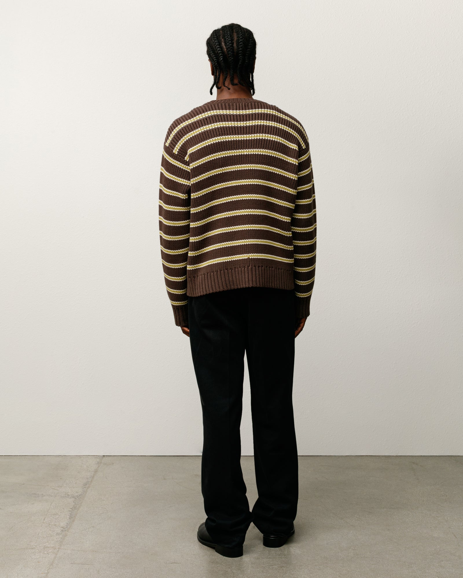 CHUNKY COTTON STRIPE SWEATER