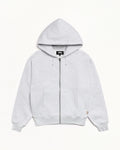 RELAXED ZIP HOODIE - Ash Heather