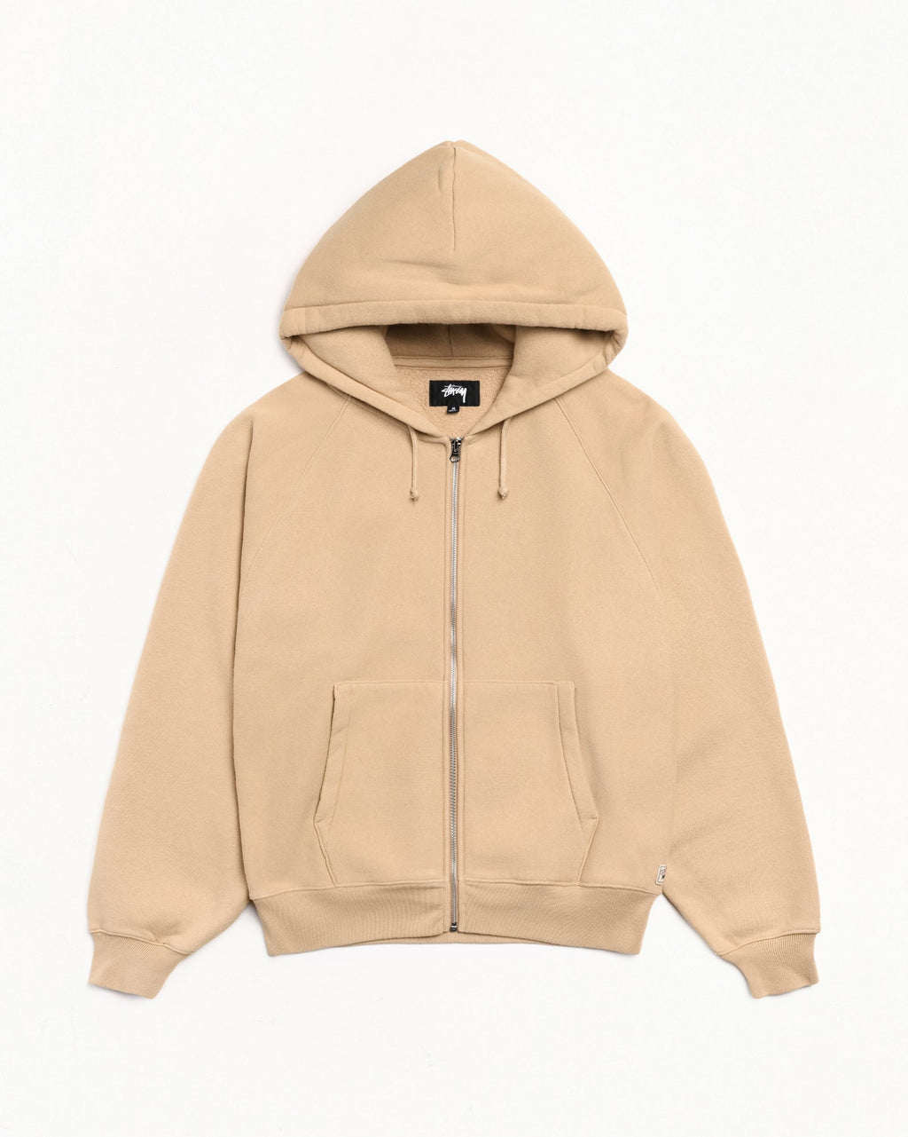 RELAXED ZIP HOODIE - Khaki