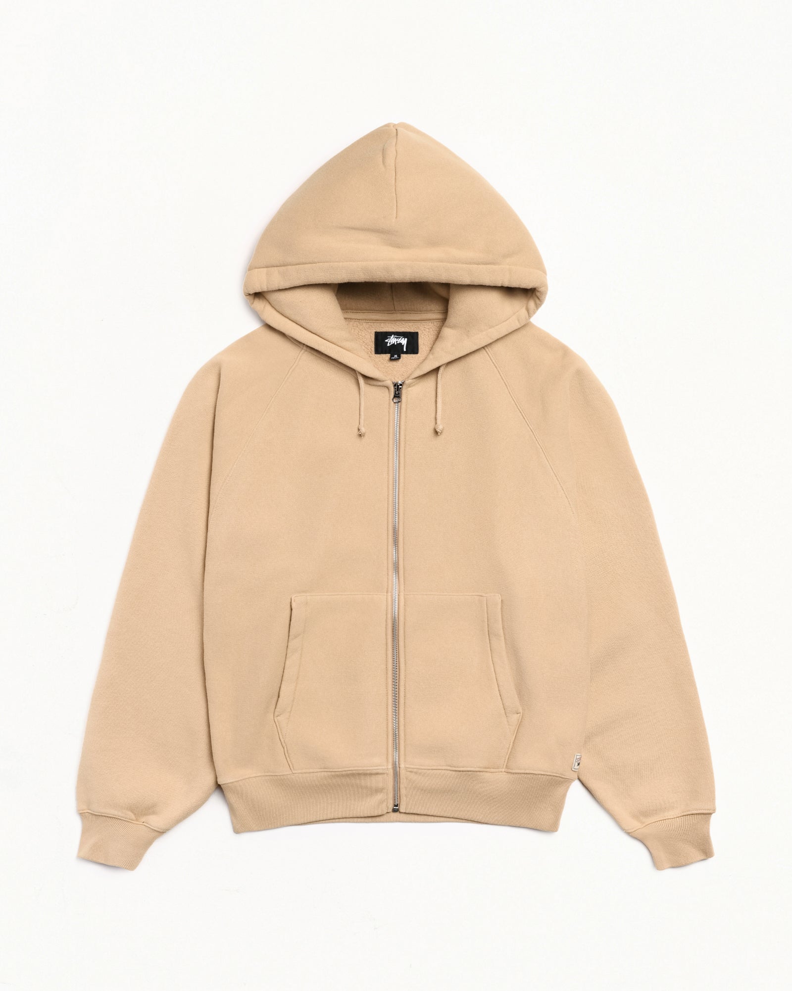 RELAXED ZIP HOODIE - Khaki