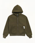 BONDED SHERPA HOODIE - Green