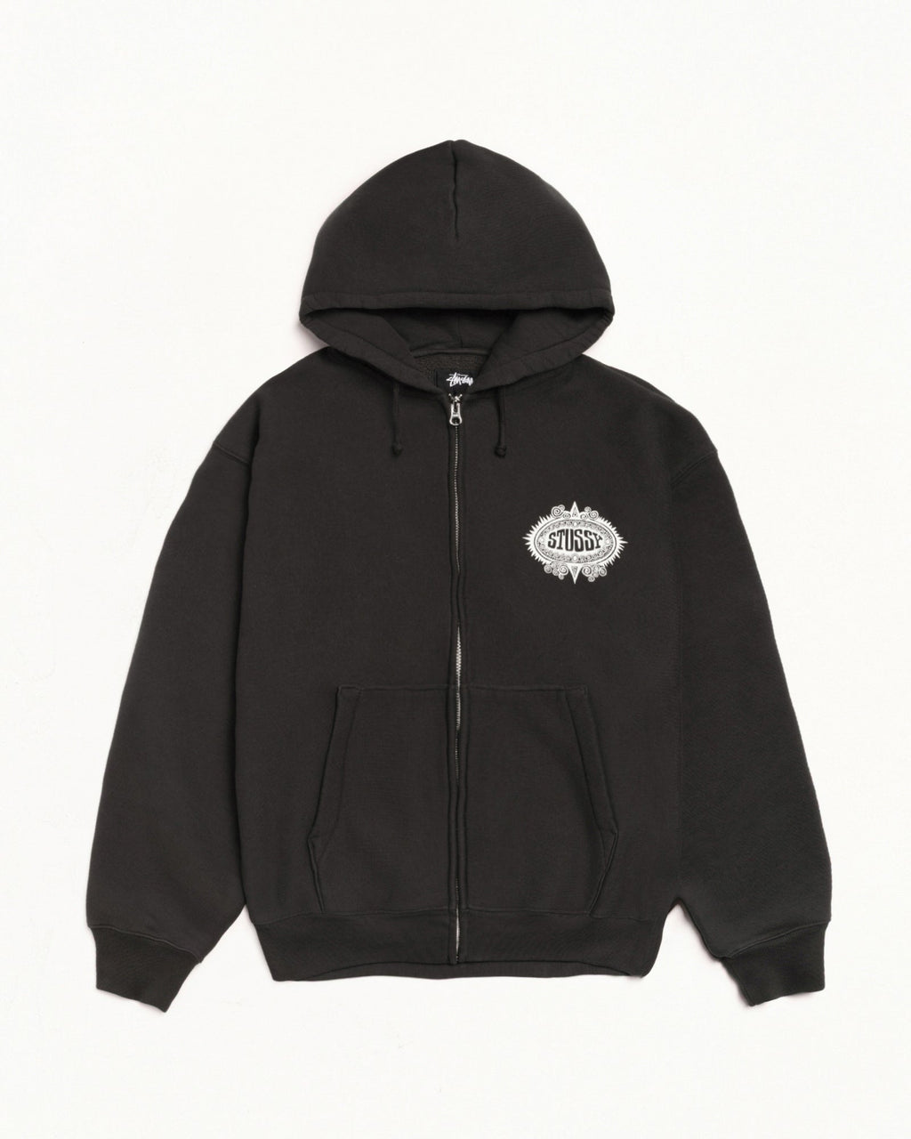 MANTRA ZIP HOODIE - Black