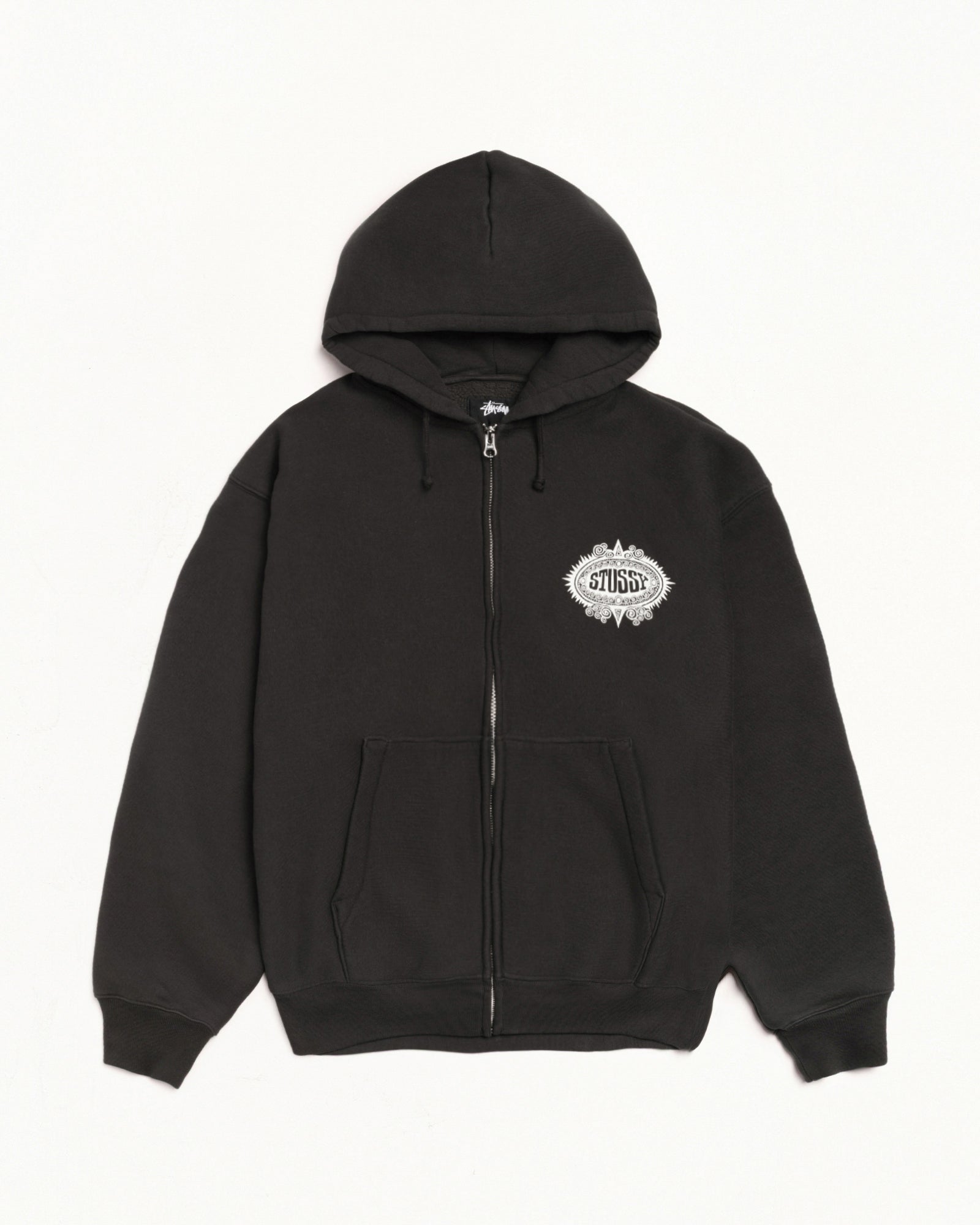 MANTRA ZIP HOODIE - Black