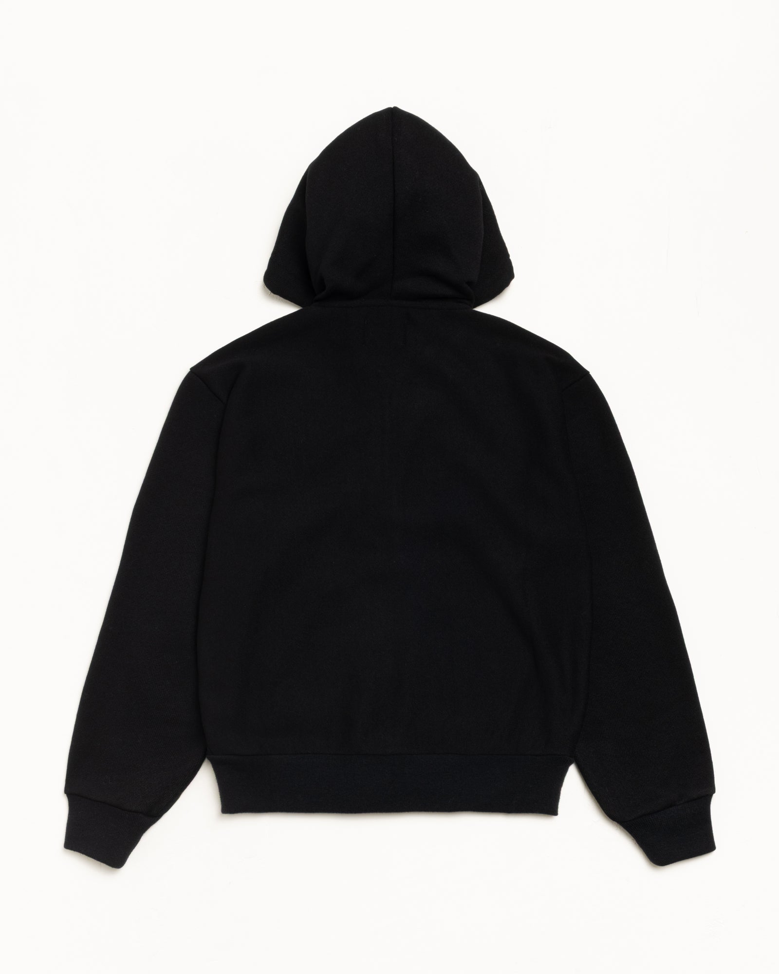 PATCH ZIP KNIT HOODIE