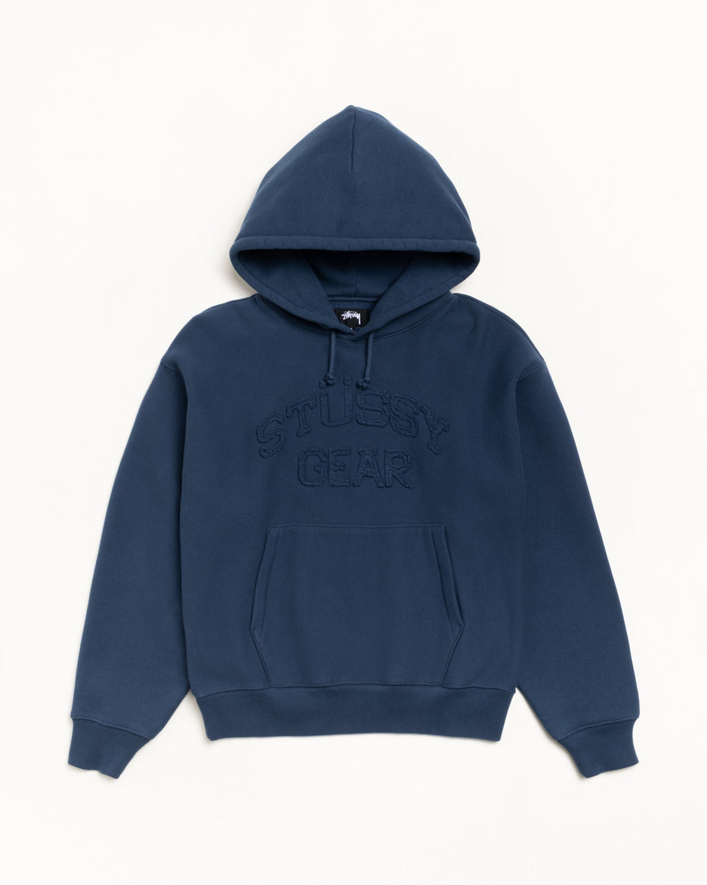 GEAR APPLIQUE HOODIE - Navy