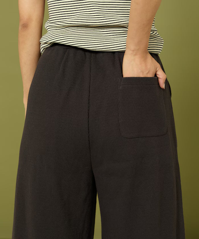 Thermal Wide Pants 'Plain'
