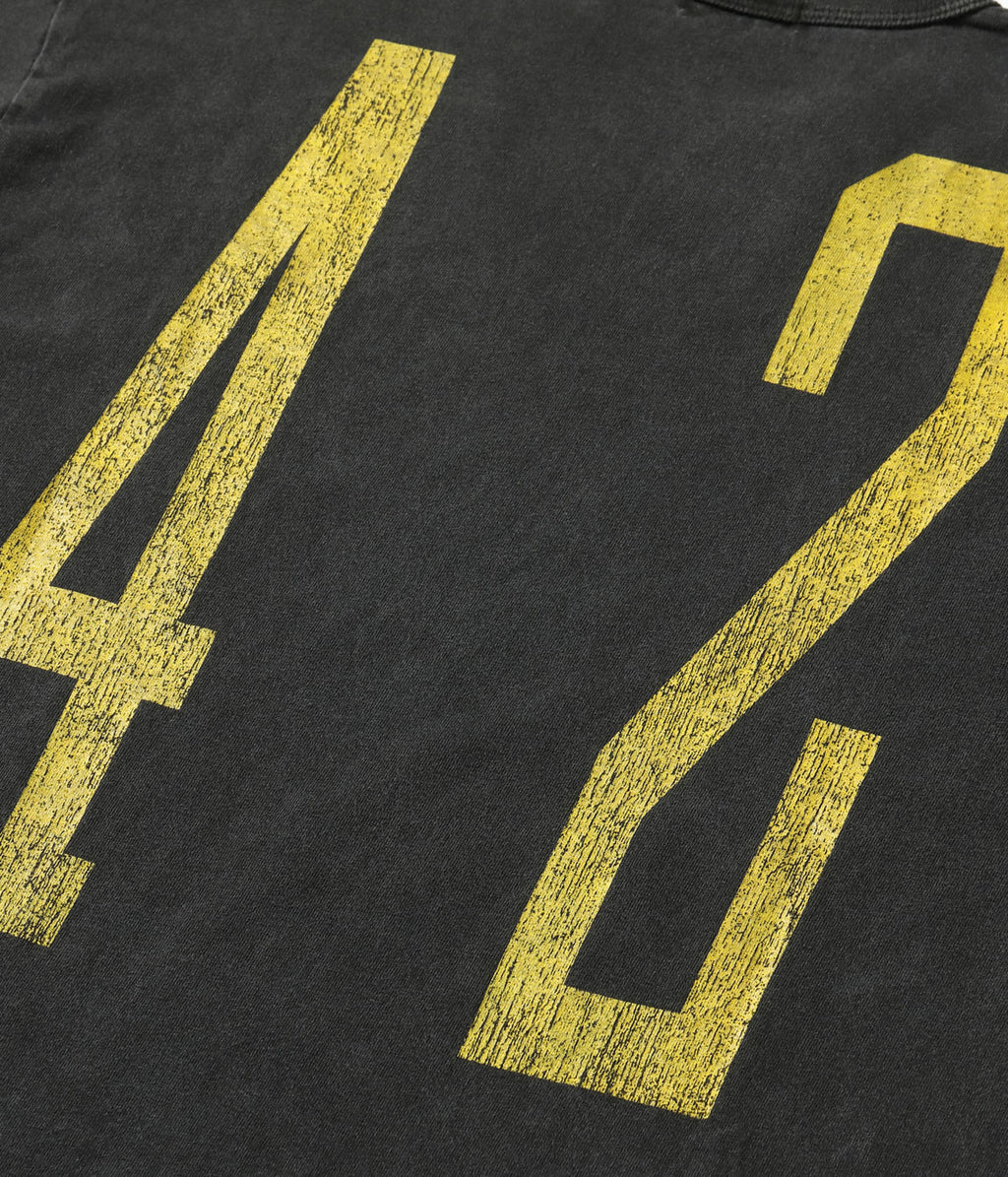 MODUCT PIGMENT DYED “UNLUCKY NUMBER” T-SHIRT (SHORT SLEEVE)