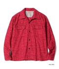 Mid 1950s Style Flannel Sports Shirt “SPLASH” - RED