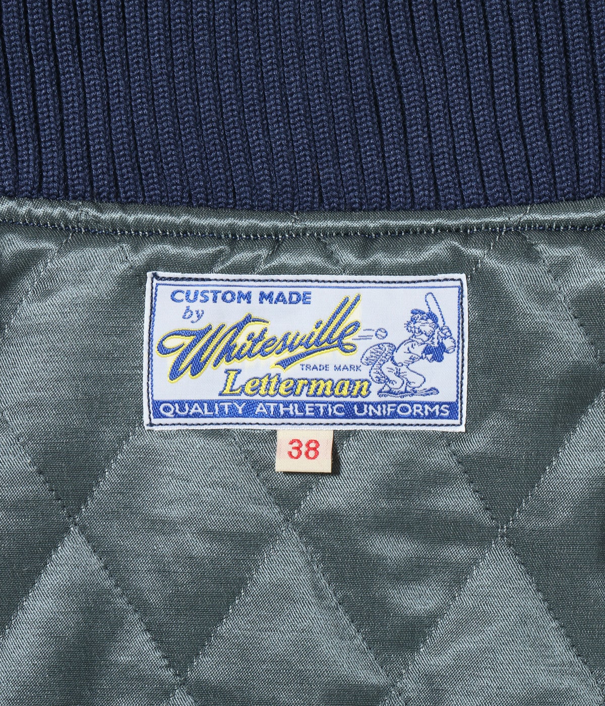 30oz. WOOL MELTON AWARD JACKET “BULLDOGS” (NAVY)