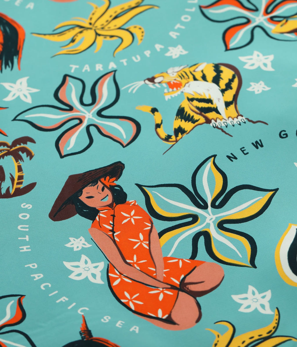 KEONI OF HAWAII “SOUTH PACIFIC SEA” by TROPICANA JOE