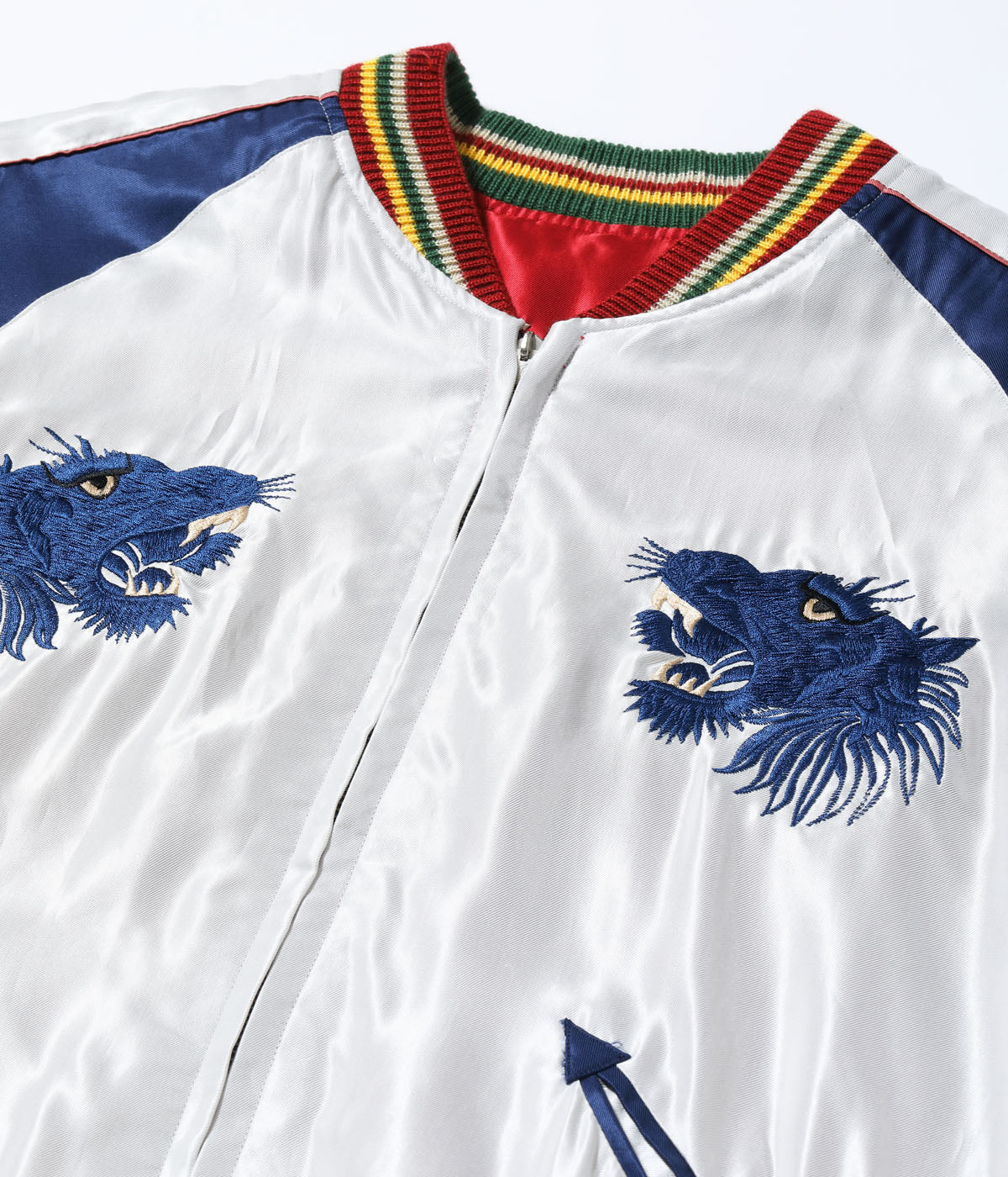 Mid 1950s Style Acetate Souvenir Jacket “EAGLE” × “BLUE TIGER”