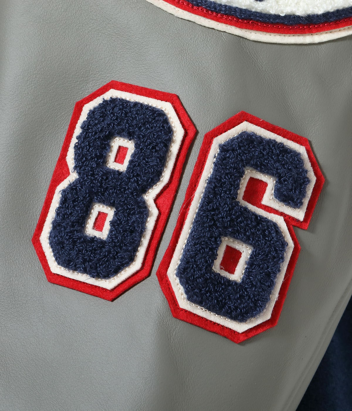 30oz. WOOL MELTON AWARD JACKET “BLUE PECKERS” (NAVY)