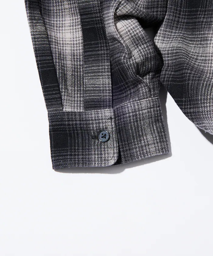 Wide Silhouette Ombre Check Spindle Shirt [Limited Edition]