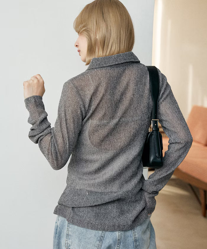 Mesh Shirt Cardigan Limited Edition