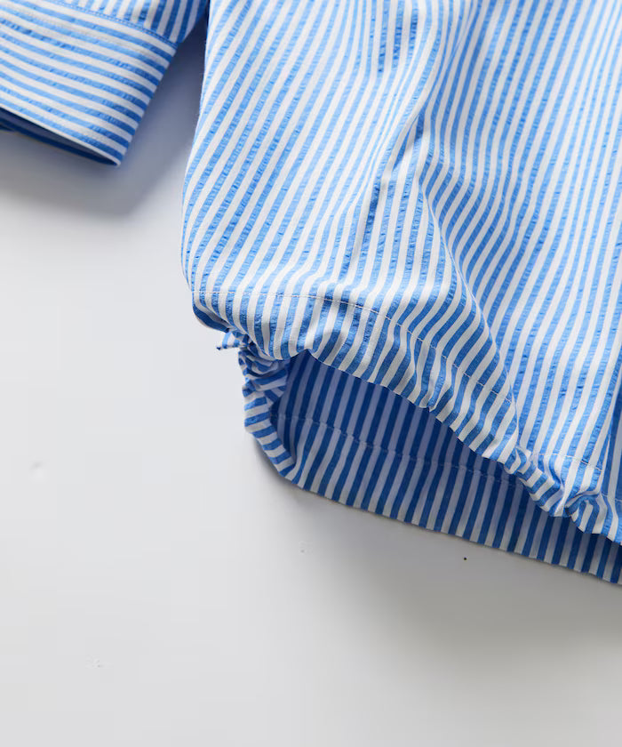 Wide Silhouette Spindle Regular Color Shirt / Hem Code 【Limited Edition】