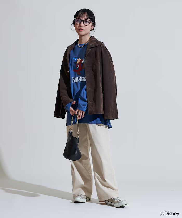 [DISNEY FANTASIA] Big Front Print Long T
