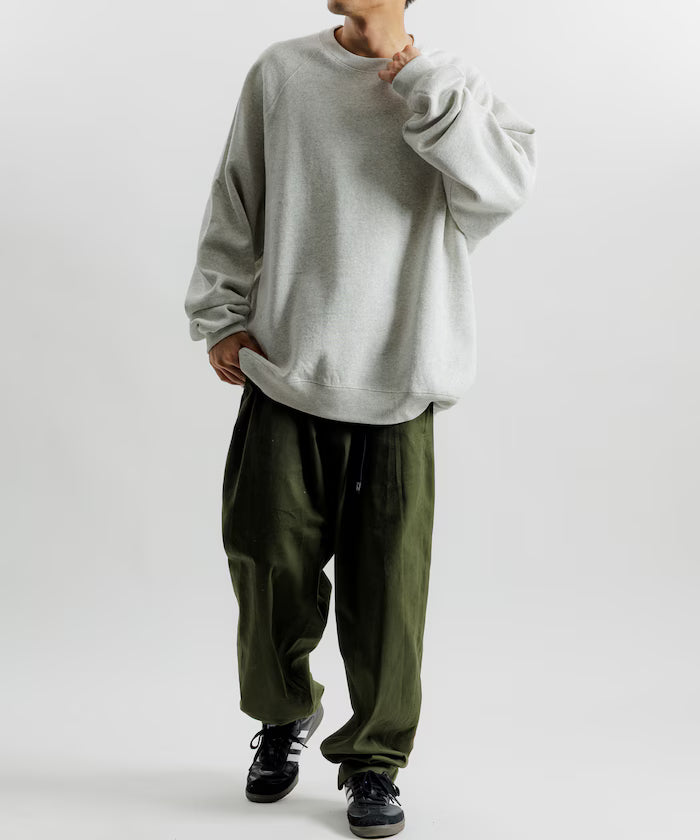 12oz Heavyweight Big Silhouette Raglan Sleeve Crew Neck Sweatshirt 【Limited Edition】