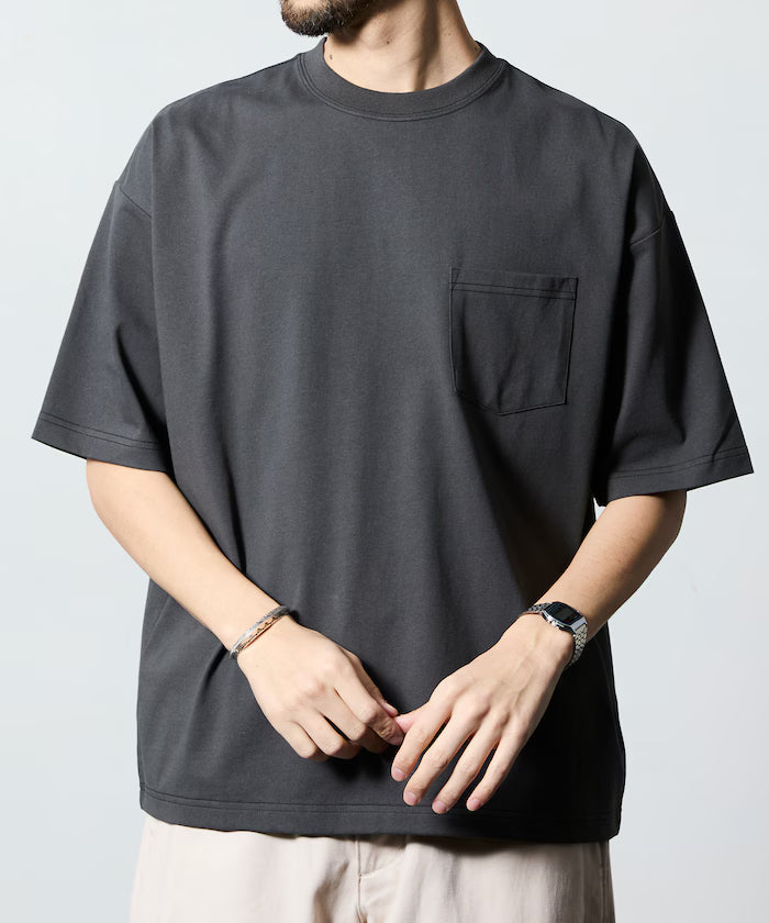 STORATECH/Wide Silhouette Crew Neck T-Shirt/Antibacterial/Odor Resistant/Antimicrobial/UV Cut/Contact Cooling/Water Absorbent and Quick Drying 【Limited Edition】
