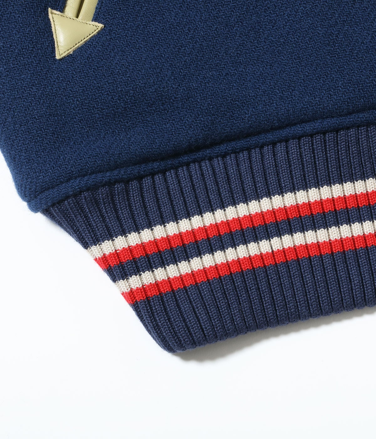 30oz. WOOL MELTON AWARD JACKET “BULLDOGS” (NAVY)