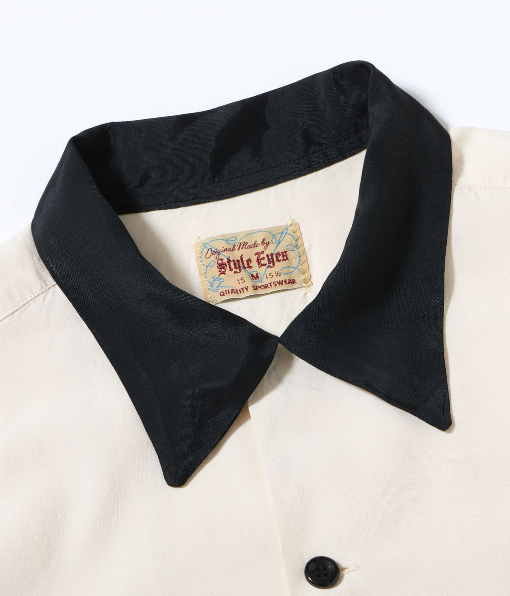 RAYON BOWLING SHIRT “PIPING”