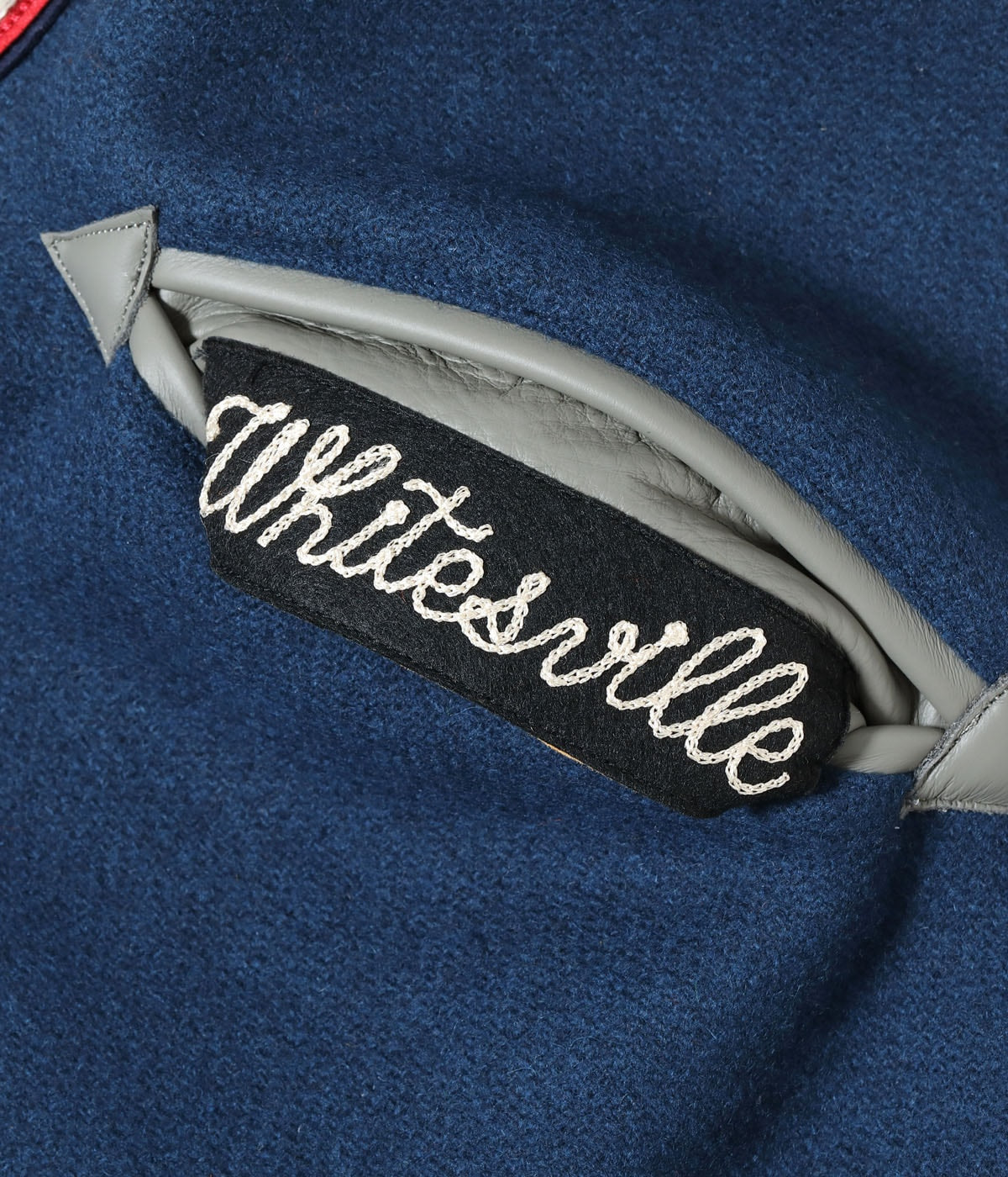 30oz. WOOL MELTON AWARD JACKET “BLUE PECKERS” (NAVY)