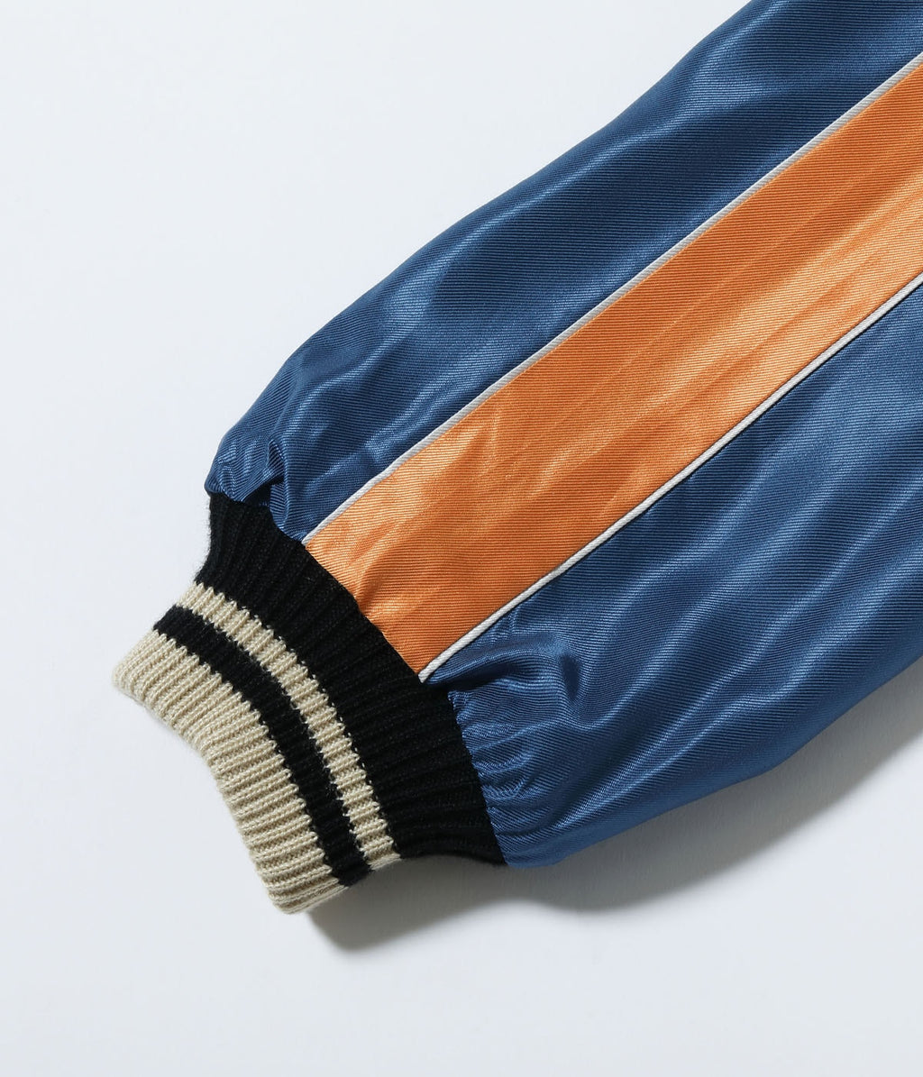 Mid 1950s Style Acetate Souvenir Jacket "TIGER HEAD" × "JAPAN MAP"