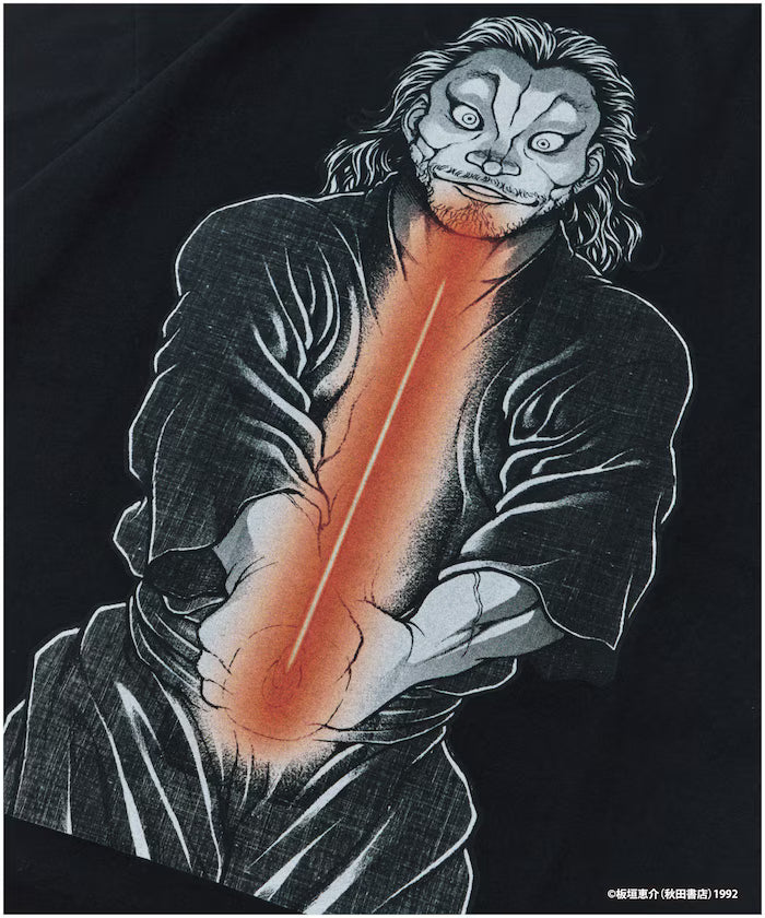 [Sale starts June 12, 12:00] Baki 'Niten Ichi Ryu/Miyamoto Musashi' Print Crewneck T-Shirt