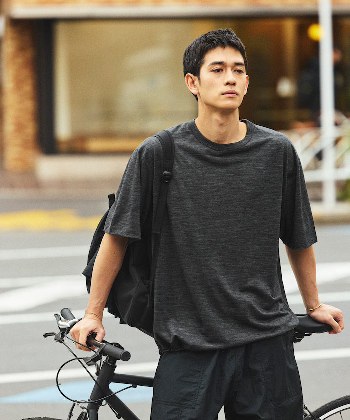 Washable Merino Wool Blend Spindle T-shirt