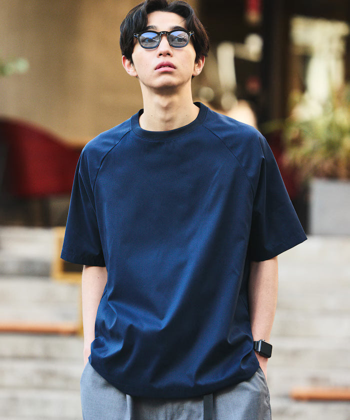 AiRide/Air Ride Relaxed Fit Raglan Short Sleeve Pullover/Moisture Wicking/UV Cut/Hem Code [Limited Edition]