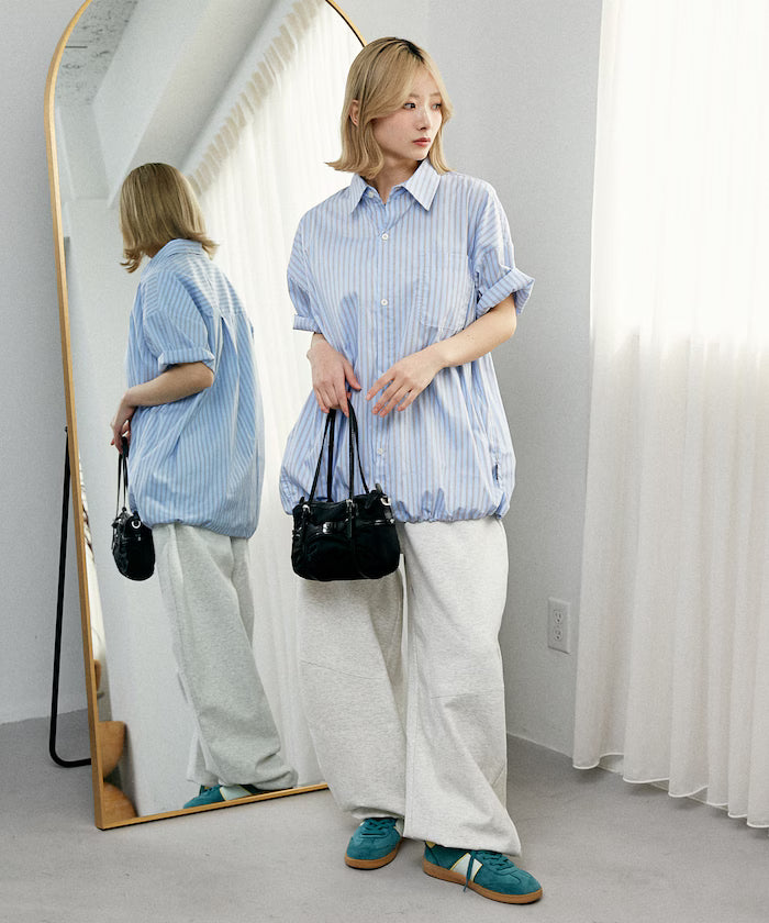 LOVE POP STUDIO Regular Color Half Sleeve Shirt Limited Edition