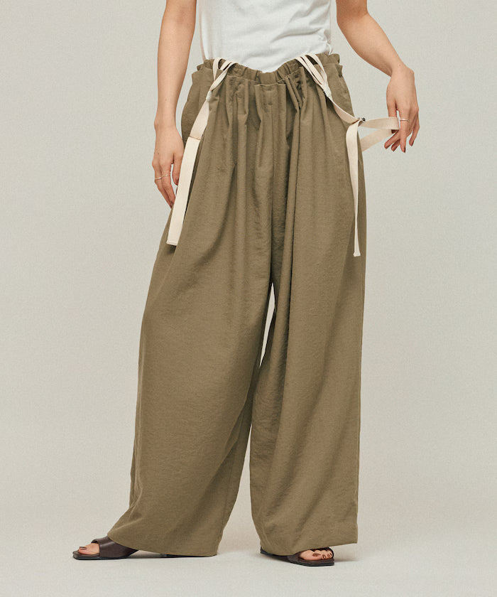 2WAY Suspender Pants / Wide Easy Pants