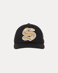 MID-DEPTH CHENILLE S SNAPBACK - Black