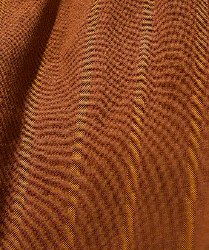 Relax Fit Relaxed Fit Shadow Stripe Open Color Shirt [Limited Release]